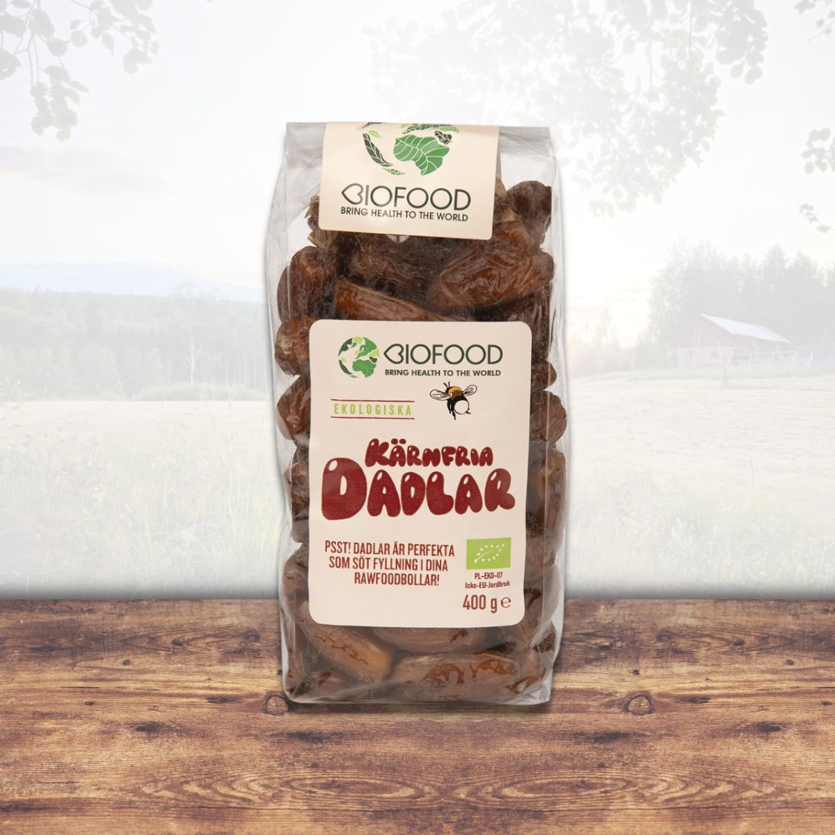 Dadlar Kärnfria Eko – 400g