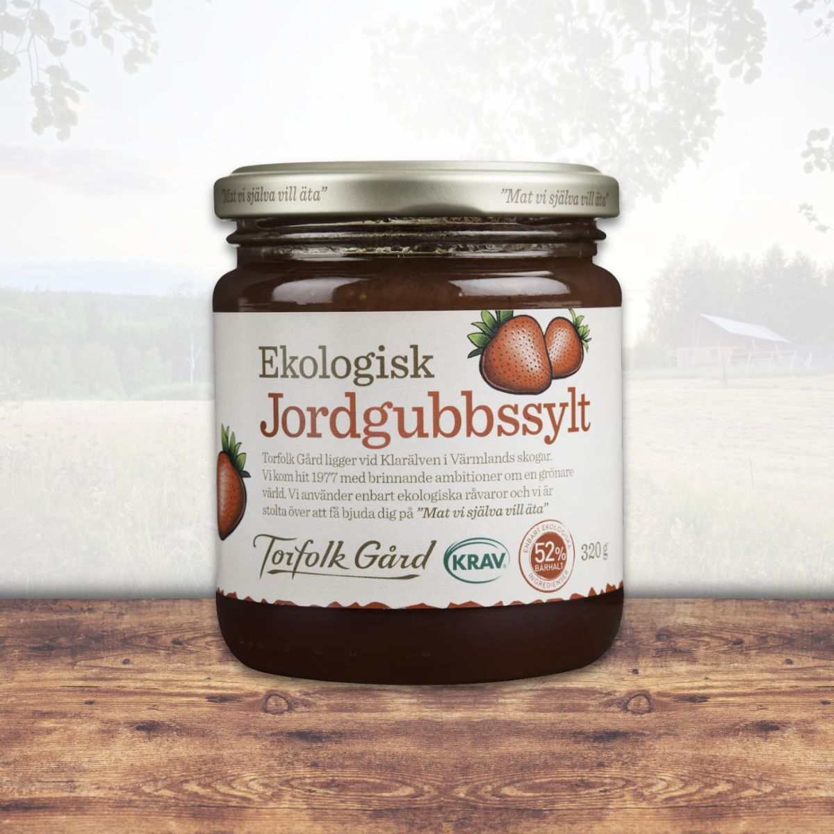Ekologisk Jordgubbsylt